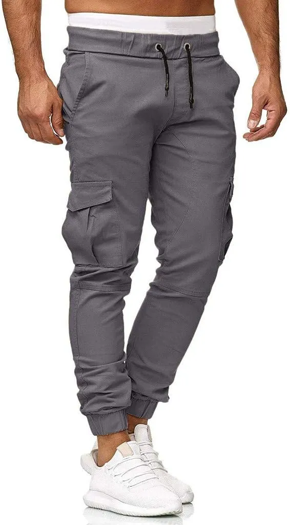 Cargo Pants for Men Relaxed Fit Casual Military Trousers Hiking Tactical with 6 Pockets Big and Tall Work Joggers