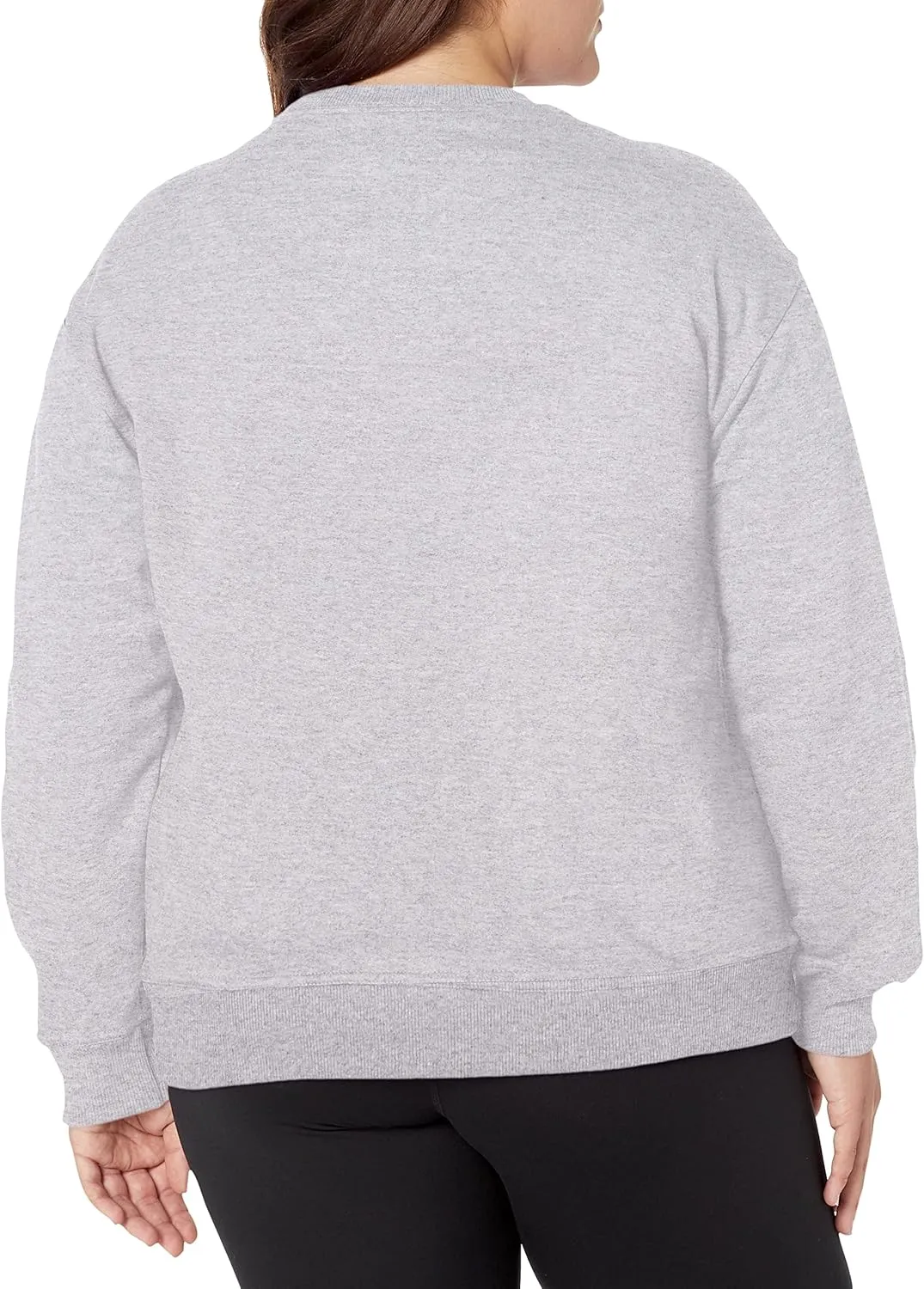 Champion Women's Sweatshirt, Powerblend, Crewneck for Women, C Logo (Plus Size Available)