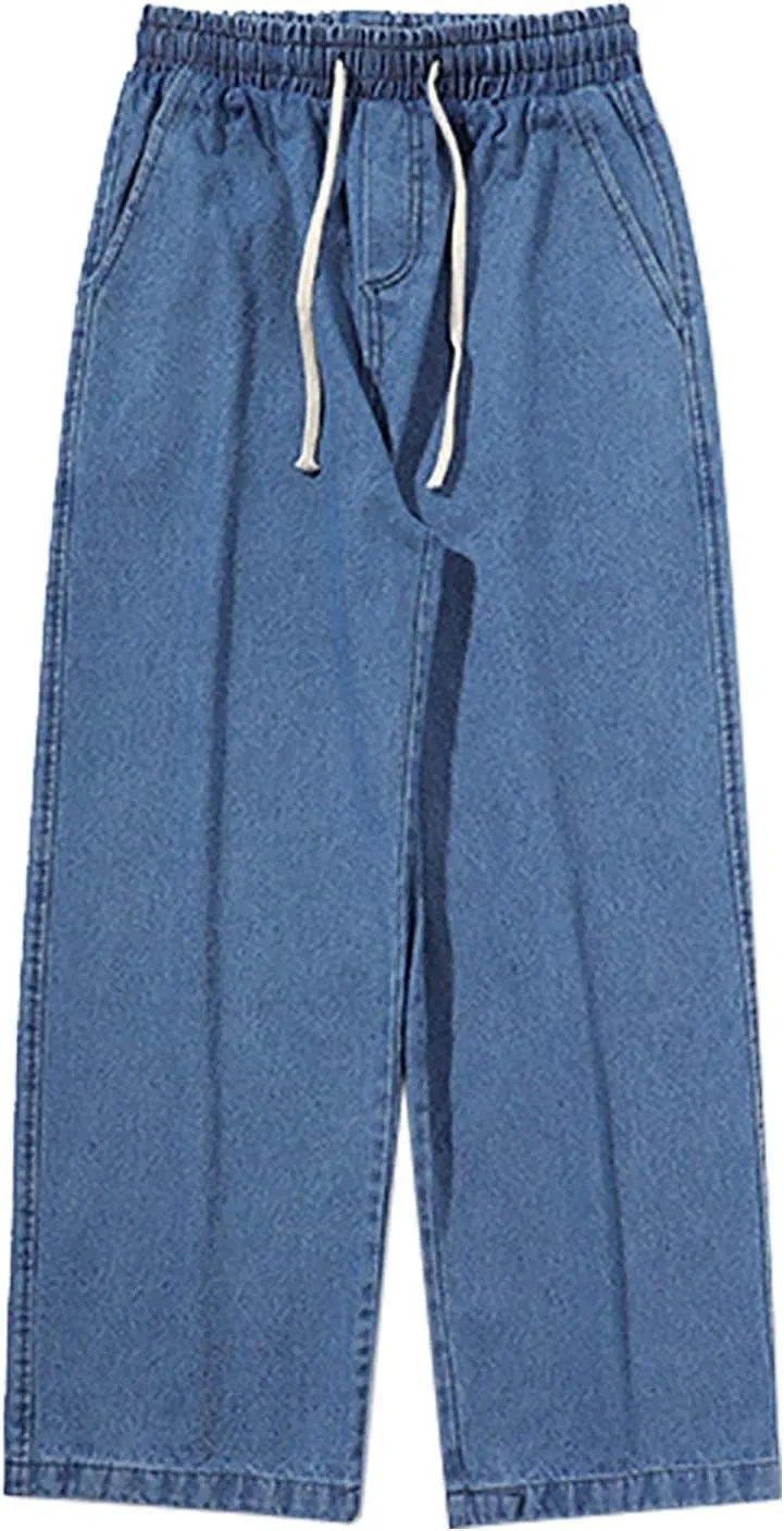 Men??s Jeans Pants Cargo Pants Y2K Wide Leg Jeans Fashion Stretch Destroyed Ripped Vintage Baggy Jeans