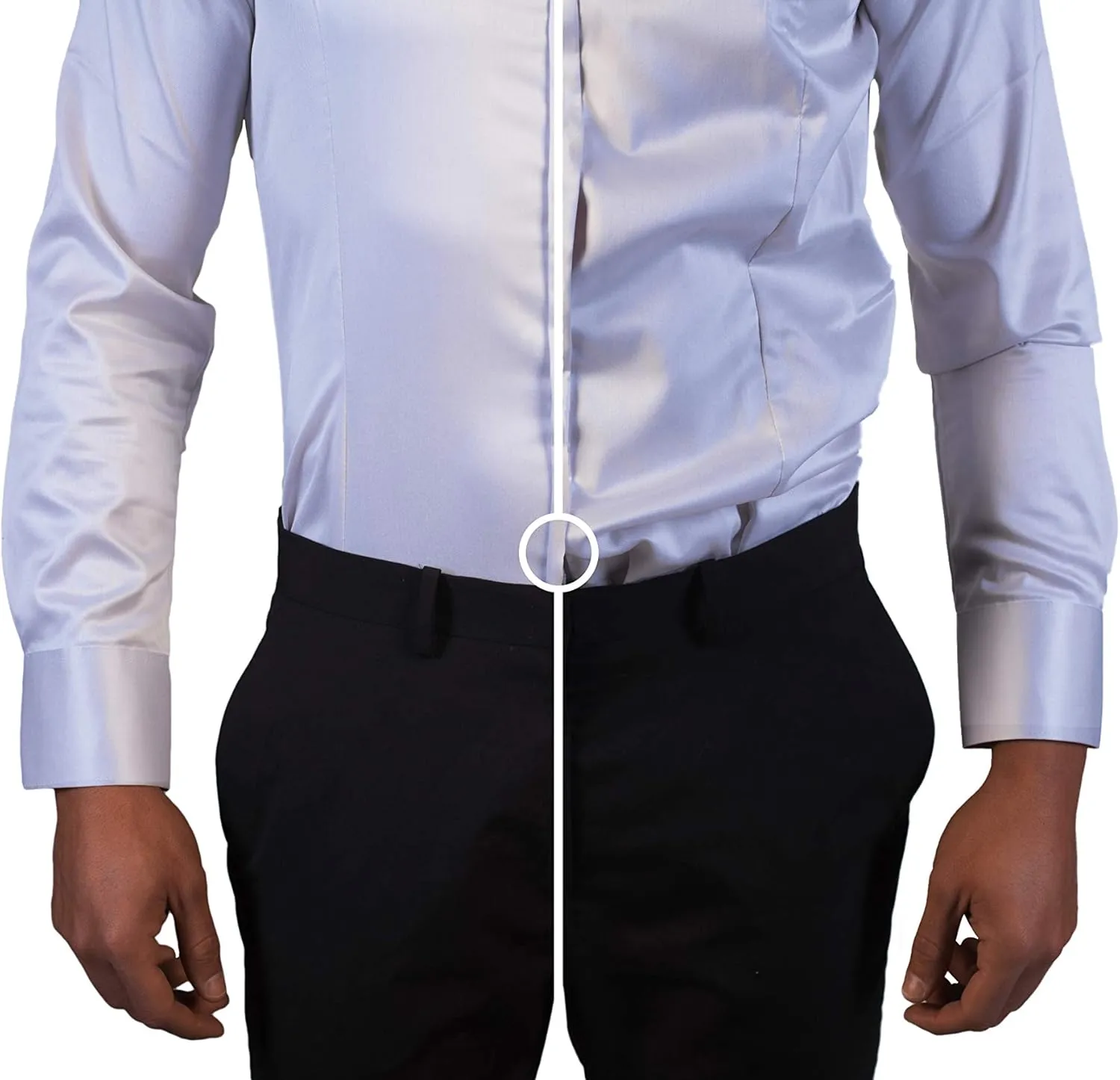 NV Holders Improved 2.0, with improved clasps; premium shirt stays, shirt holders, shirt garters, shirt tuckers for men