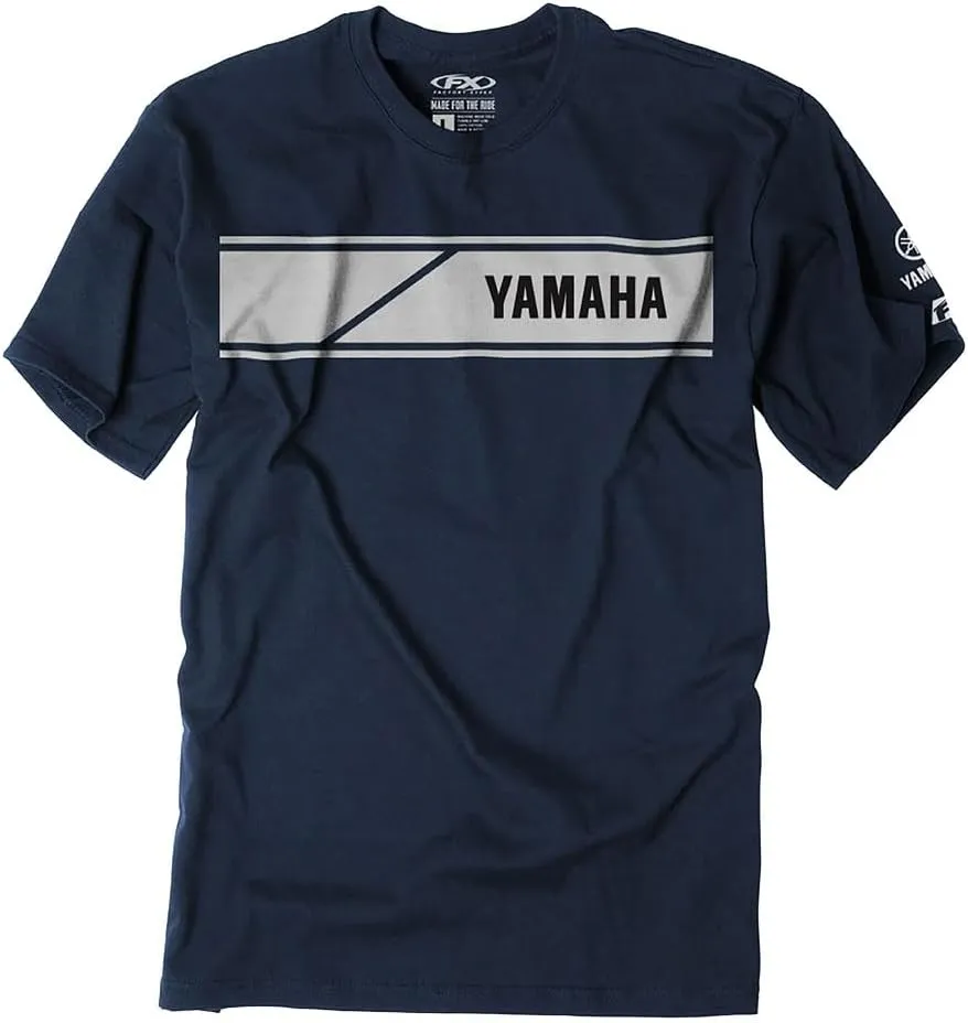 YAMAHA S/S T-Shirt 100% Cotton Powersports Motorcycle ATV UTV Crew Neck Short Sleeve T-Shirt